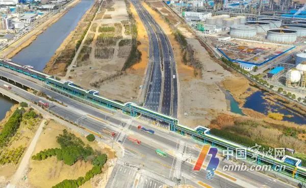 明日通车!杭甬高速复线澥浦互通连接线又有新进展 明日通车!杭甬高速复线澥浦互通连接线又有新进展