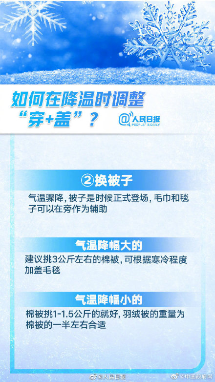 今年首个寒潮来袭!收好冬季保暖攻略 今年首个寒潮来袭!收好冬季保暖攻略