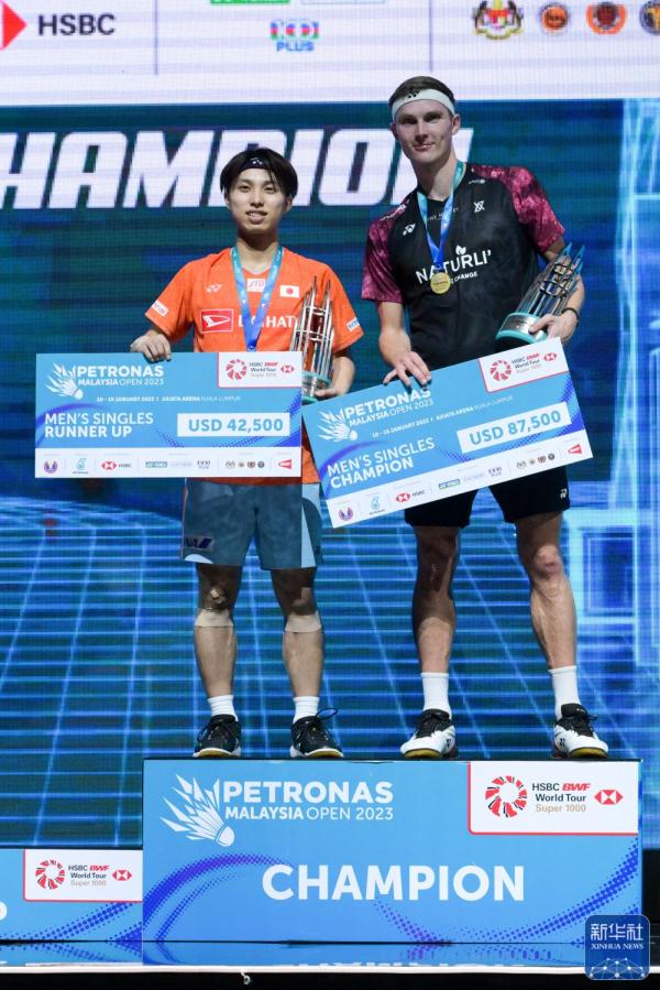 羽毛球丨马来西亚公开赛：安赛龙男单夺冠