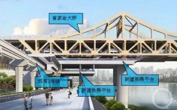 全国首个大桥上的轨道站即将亮相！就在重庆