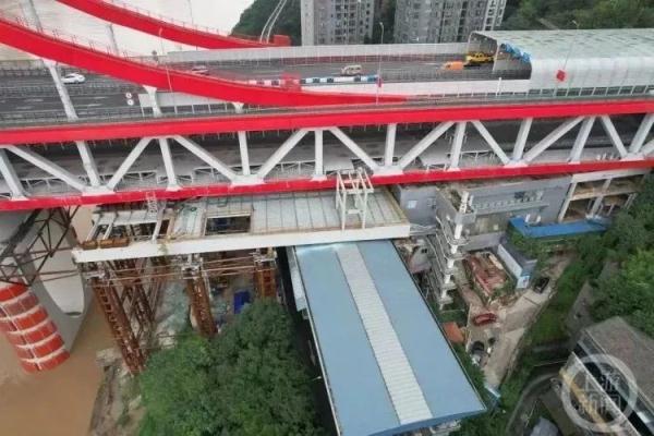 全国首个大桥上的轨道站即将亮相！就在重庆