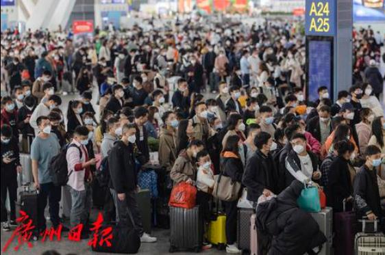 广州南站昨日客流超2019年同期！最新提醒→