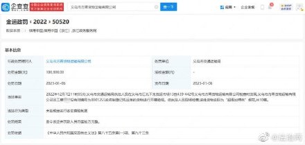 义乌多家公司违规运输加特林烟花被罚
