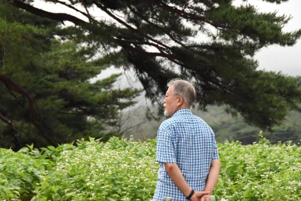 文在寅退休后在村里开书店：自己当管理员 打破韩国前总统先例