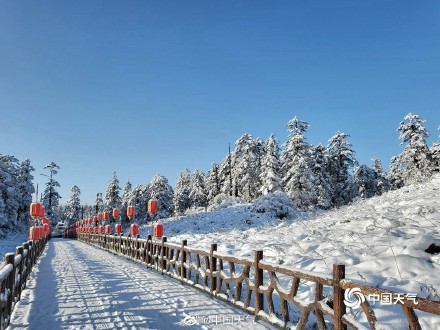 看看别人家的雪景！雪后四川瓦屋山宛如仙境