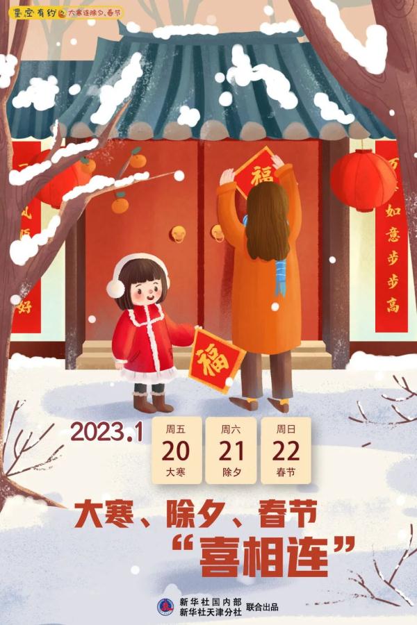 明起，大寒、除夕、春节连着过！本世纪仅有5次！