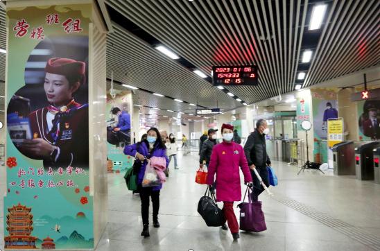春节我在岗 万余武汉地铁人守护万家团圆平安出行 春节我在岗 万余武汉地铁人守护万家团圆平安出行