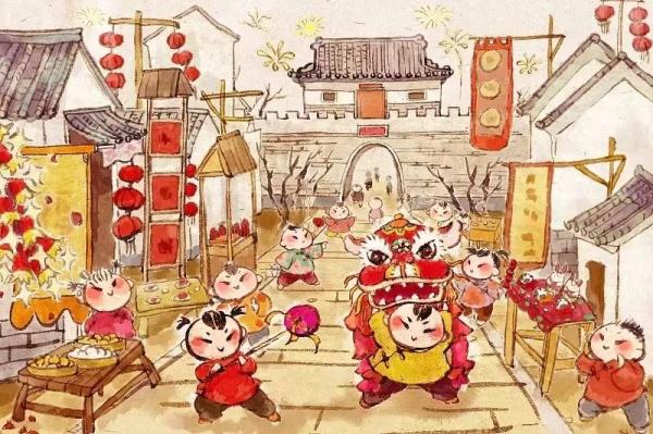春节民俗丨正月初五：吃饺子、开集市、大扫除……