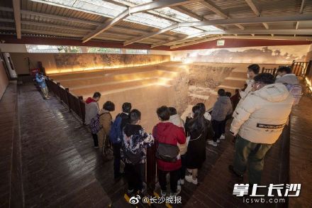 马王堆汉墓墓坑遗址重新开放