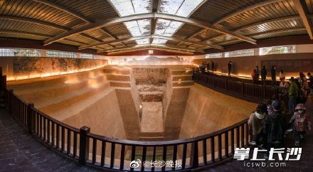 马王堆汉墓墓坑遗址重新开放