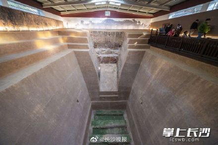 马王堆汉墓墓坑遗址重新开放