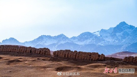 乌鞘岭古长城冬日掠影