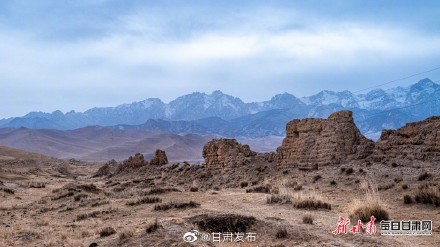 乌鞘岭古长城冬日掠影