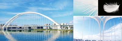 3年后可踏“轻羽虹桥”跨汉江走三区