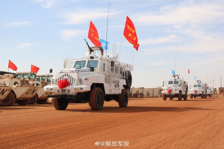 上新！中国蓝盔首次列装新型防地雷反伏击车