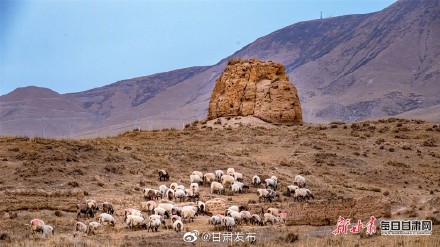 乌鞘岭古长城冬日掠影
