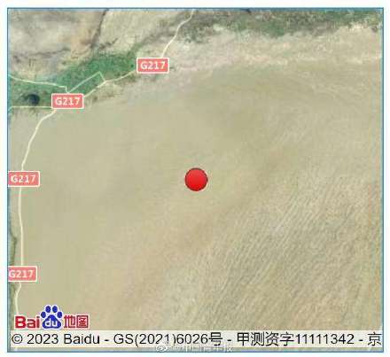 新疆沙雅地震周边20公里内无村庄分布