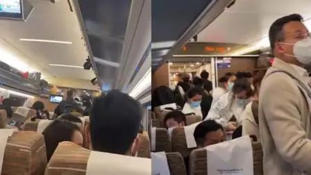 啥？高铁超员报警无法行驶！网友：第一次见，真不是地铁？