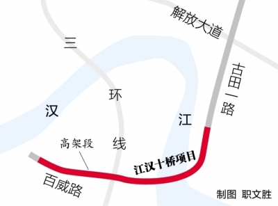 3年后可踏“轻羽虹桥”跨汉江走三区