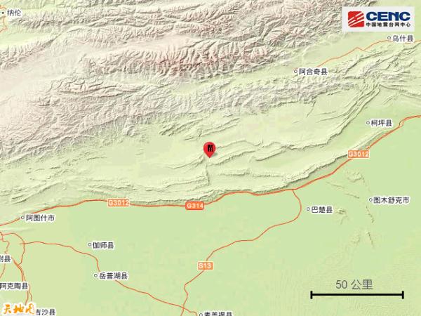 新疆克孜勒苏州阿图什市发生3.0级地震 新疆克孜勒苏州阿图什市发生3.0级地震