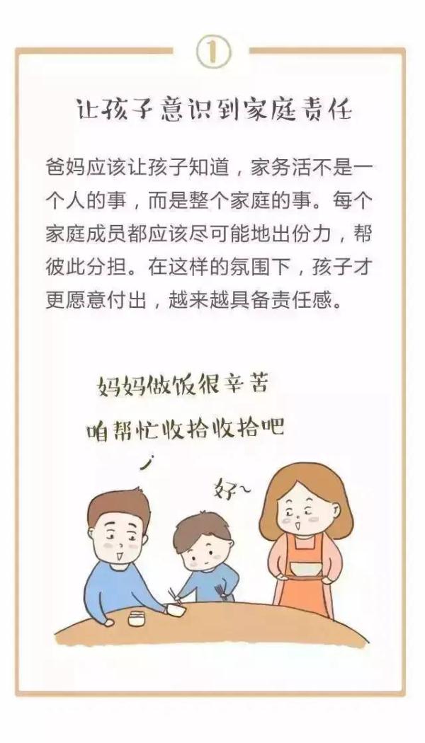 孩子做家务年龄对照表 孩子做家务年龄对照表