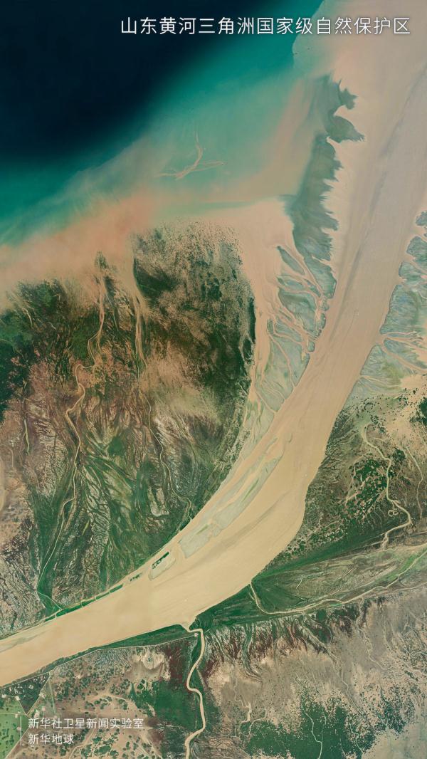 卫星视角看大美湿地