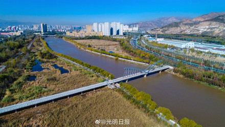 西宁湟水国家湿地公园美景 西宁湟水国家湿地公园美景