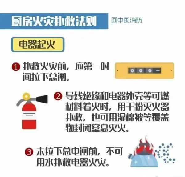 家庭消防安全无小事,切记厨房用火不离人 家庭消防安全无小事,切记厨房用火不离人