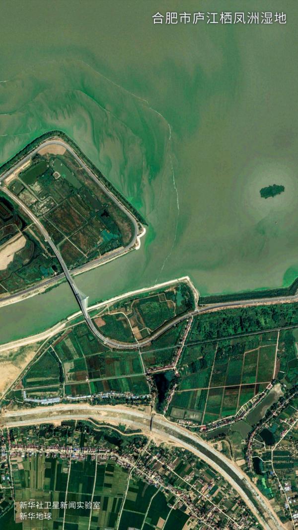 卫星视角看大美湿地