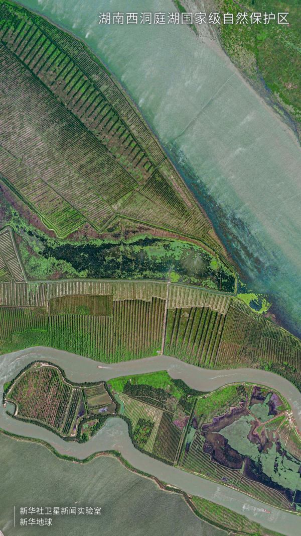 卫星视角看大美湿地