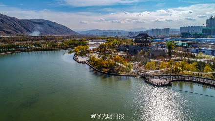 西宁湟水国家湿地公园美景 西宁湟水国家湿地公园美景