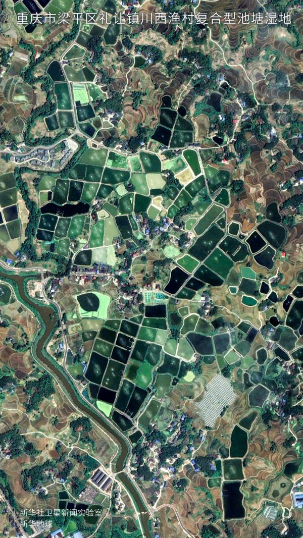 卫星视角看大美湿地