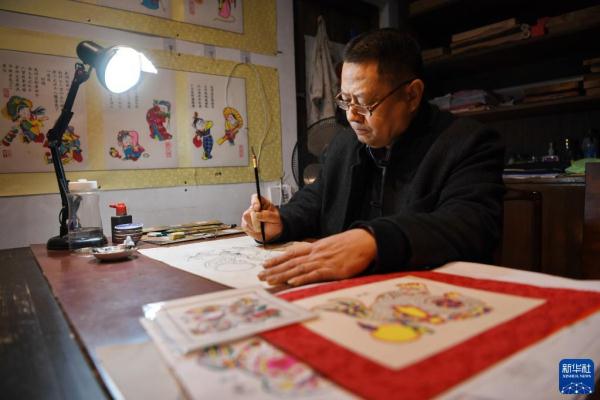 河北武强：年画艺术在传承中创新