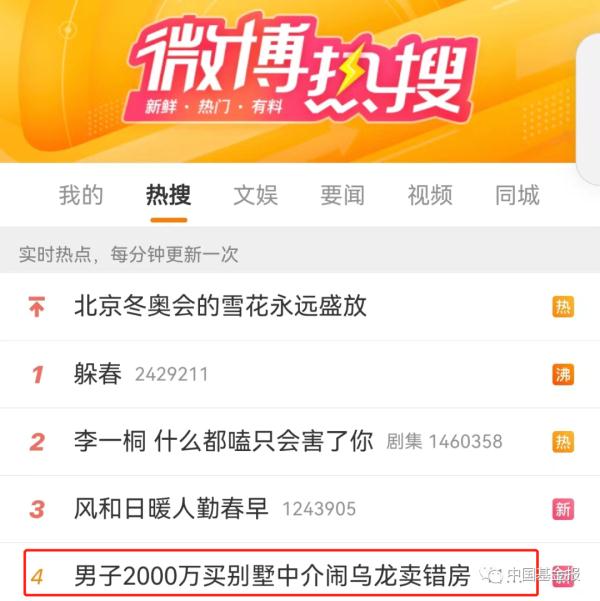 荒唐！男子2000万买别墅，中介闹乌龙卖错房