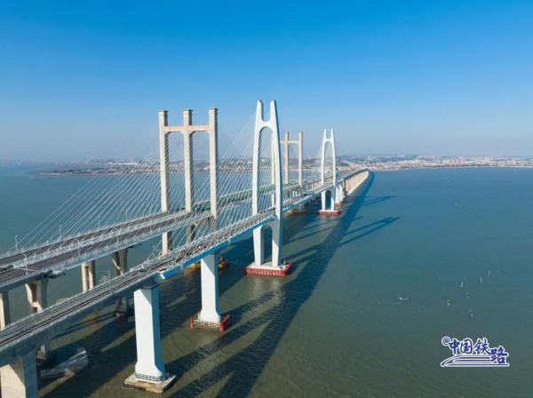 这条设计时速350公里跨海高铁，开始静态验收！