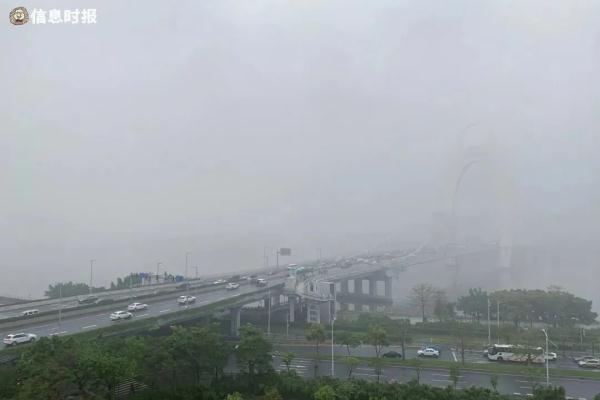 雾蒙蒙！今早广州发布大雾预警，雨雾天气要持续到……