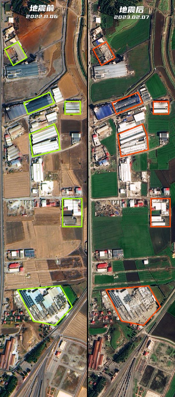 “吉林一号”高清卫星图片!看土耳其两座城市强震后 “吉林一号”高清卫星图片!看土耳其两座城市强震后