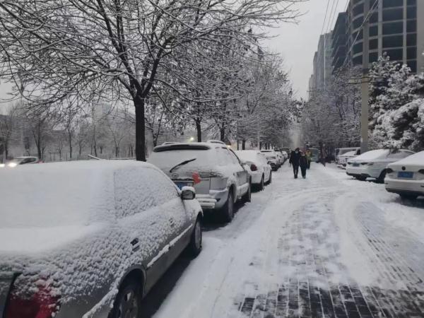 白雪不嫌春色晚，山西下雪啦！