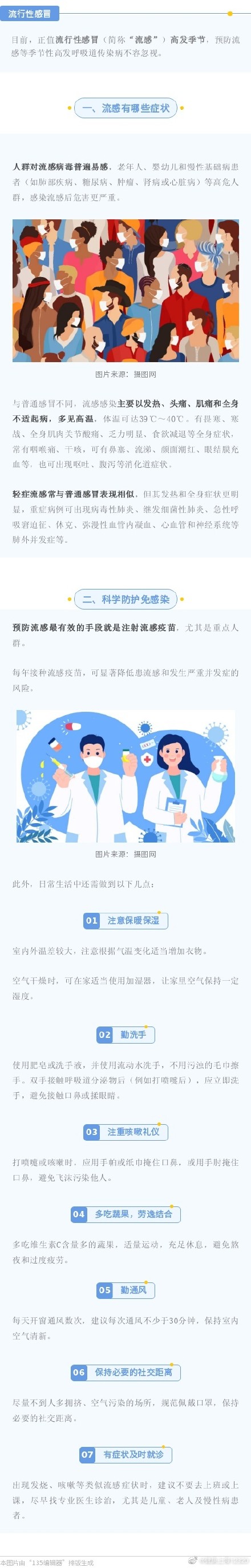 流感高发季，防护不可少！