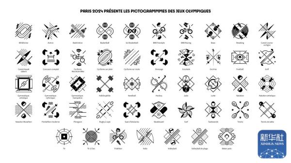 巴黎奥运会项目图标公布 巴黎奥运会项目图标公布