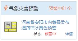 河南连发61条气象预警!省内多条高速禁止通行 河南连发61条气象预警!省内多条高速禁止通行