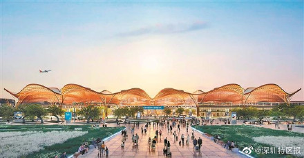 深圳机场东综合交通枢纽今年开工