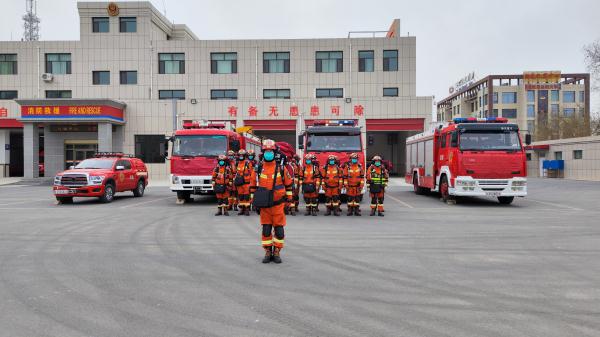甘肃瓜州县发生地震 消防已集结待命 甘肃瓜州县发生地震 消防已集结待命
