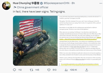 华春莹发文抨击！还配了张意味深长的图