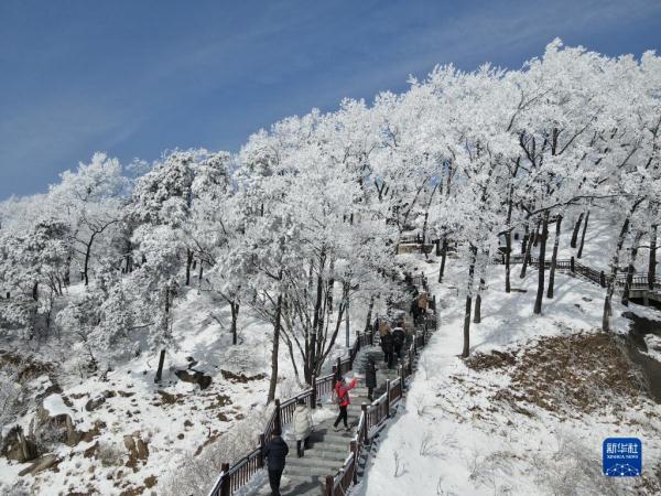 蒙山雪霁美如画