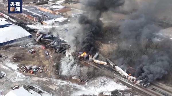 美国俄亥俄州“毒云漫天”!最新消息 美国俄亥俄州“毒云漫天”!最新消息