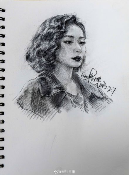 原来美术生这样追狂飙：00后追剧狂飙为人物画素描