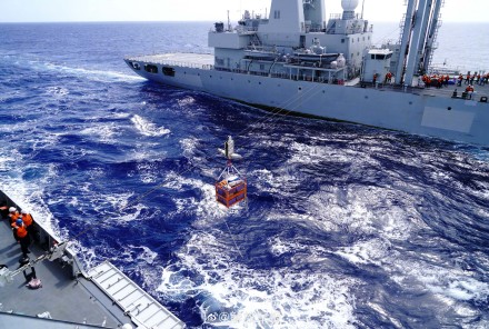 看现场！直击舰艇编队综合补给