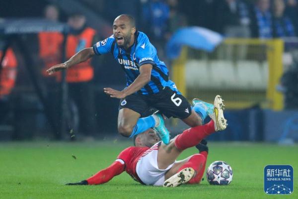 欧冠丨布鲁日不敌本菲卡