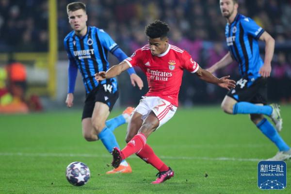 欧冠丨布鲁日不敌本菲卡